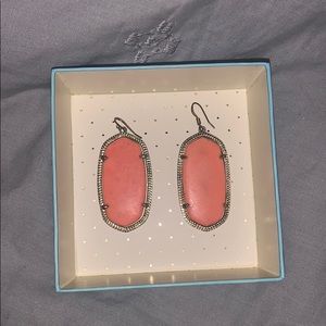 “Danielle” coral Kendra Scott earrings